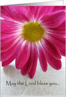Anniversary--Religious, Pink Flower card