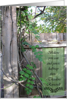 Encouragement, Roosevelt Quote, Wooden Fence card
