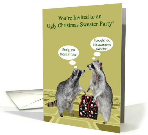 Invitations, Ugly Christmas Sweater Party, general,... (1000197)