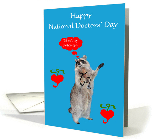 National Doctors' Day, general, raccoon looking for... (1039889)