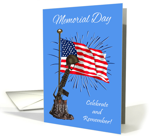 Memorial Day General A Patriotic Celebrate and Remember card (1122078)
