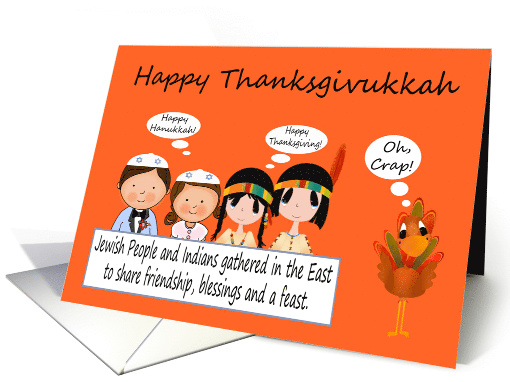 Thanksgivukkah, general, humor, Jewish Boy And Girl,... (1162610)