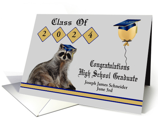 Congratulations on High School Graduation Custom Name and... (1260730)
