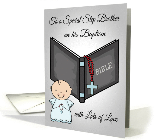 Congratulations, Baptism for Step Brother, baby boy,... (1261232)