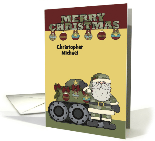 Christmas for anyone in the Army, custom name, Santa... (1313228)