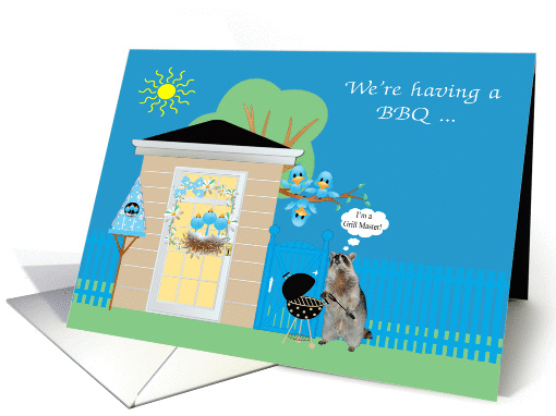 Invitations, Barbecue, general cook out, Raccoon grilling,... (974495)