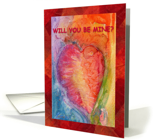 Will You Be Mine?, Valentines card (1051005)