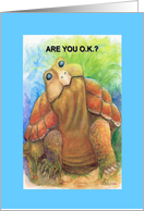 Are You O.K.? Cancer Encouragement for Partner of Cancer Patient card