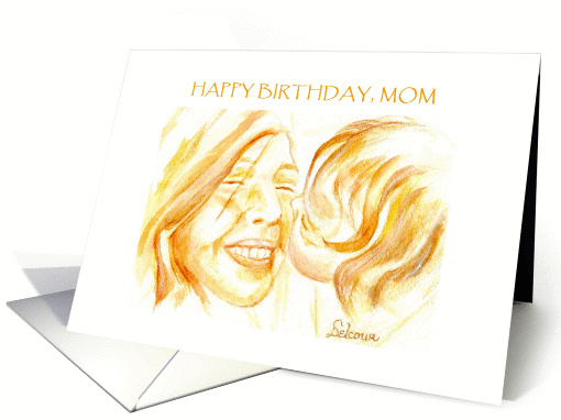 Happy Birthday, Mom, Sweet Kiss card (894057)
