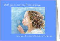 Blowing in the Wind, Surgery Get Well, African American card