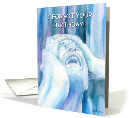 The Scream, Belated Birthday card (942173)