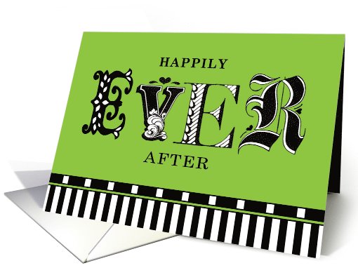 Save the Date We Begin Our Happily Ever After card (586163)