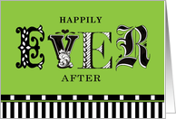Save the Date We Begin Our Happily Ever After card