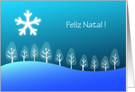 Portuguese Merry Christmas - Feliz Natal card