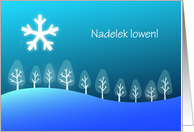 Cornish Merry Christmas - Nadelek lowen card