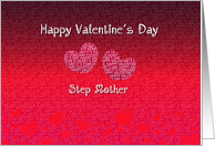 Step Mother Happy Valentine’s Day - Hearts card