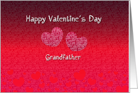 Grandfather Happy Valentine’s Day - Hearts card