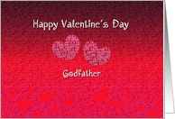 Godfather Happy Valentine’s Day - Hearts card