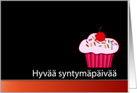 Finnish Happy Birthday - Hyv syntympiv card