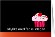 Danish Happy Birthday - Tillykke med fdselsdagen card
