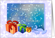 Birthday Cards for Christmas Eve Birthday