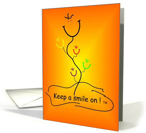 Friendship Smile tree card (593134)