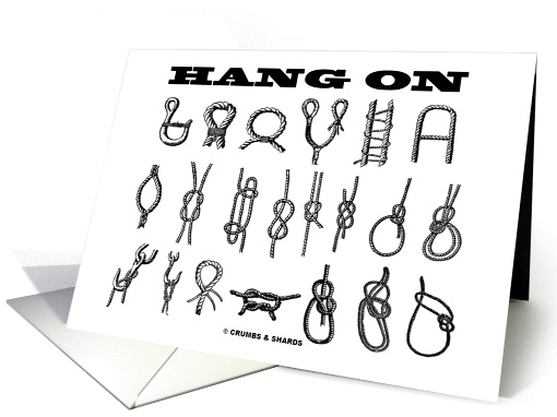 Hang On (Various Knots) card (838417)