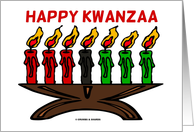 Happy Kwanzaa (Kinara Candle Holder) card