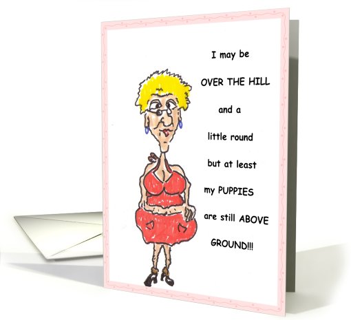 Over the hill Mama card (605922)