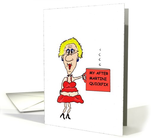 After Martini Fix Birthday card (645377)