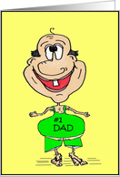 #1 Dad Father’S Day Card 