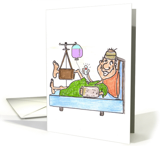 Chill While Your Ill Get Well Soon card (915870)