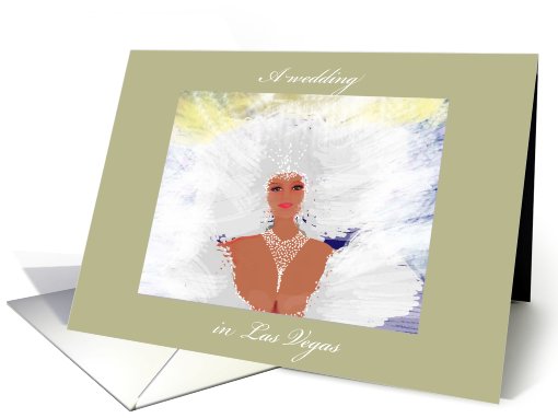 Las Vegas wedding invitation card (637453)