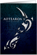 Aotearoa Moko Map card