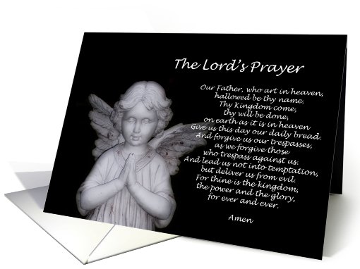 Praying Angel~Welcome card (615048)