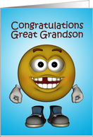 Lost Tooth Congratulations for Great Grandson card