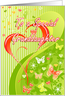 Valentine for Special Granddaughter card
