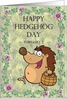Happy Hedgehog Day February 2 card