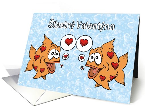Two Fish Czech Valentine card (752693)