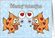 Two Fish Czech Valentine card