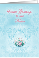 Easter Greetings to our Pastor card