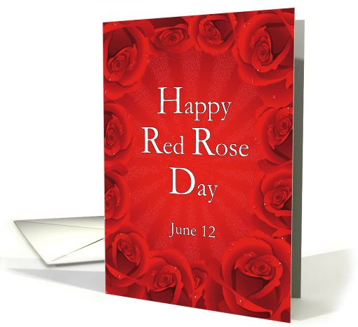 Happy Red Rose Day June 12 card (758748)