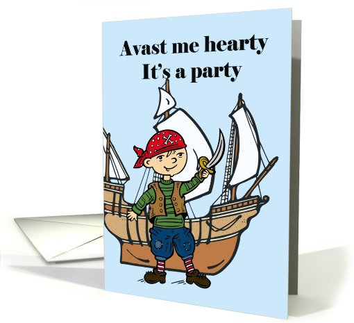 Pirate Birthday Party Invitation card (762644)