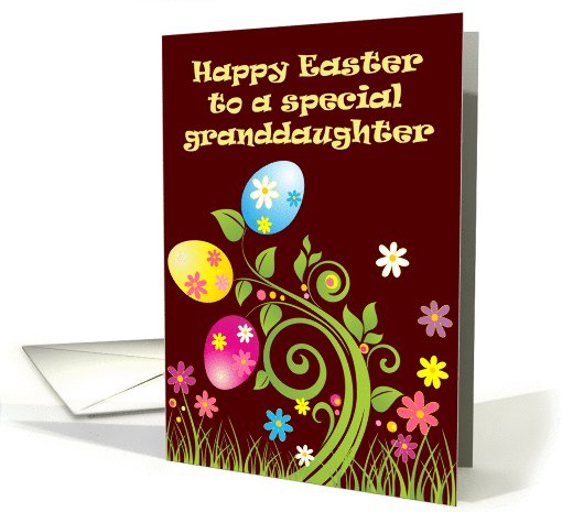 Happy Easter to a Special Granddaughter card (766719)