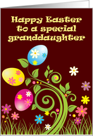 Happy Easter to a Special Granddaughter card