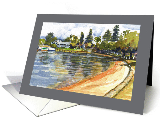 Freshwater Bay, Swan River Perth WA card (702516)
