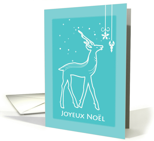 merry Christmas, joyeux Nol, reindeer card (880980)