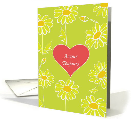 Amour toujours, love forever, French Valentine's Day card (897718)
