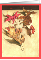 Thank you - Fall Leaves card