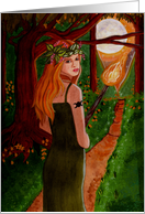 ComeTo The Beltane Fire, Witch Art card